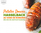 Patates douces à la Hasselback au ghee de romarin (riche en antioxydants)
