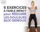 5 exercices à faible impact pour réduire les douleurs aux genoux