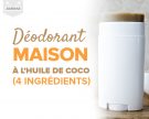 Déodorant maison à l’huile de coco (seulement 4 ingrédients)